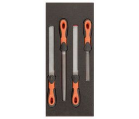 Juego de vasos de limas ERGO en bandeja de foam 1/3 Fit&Go (4 piezas, blíster) | FF1E5015EH